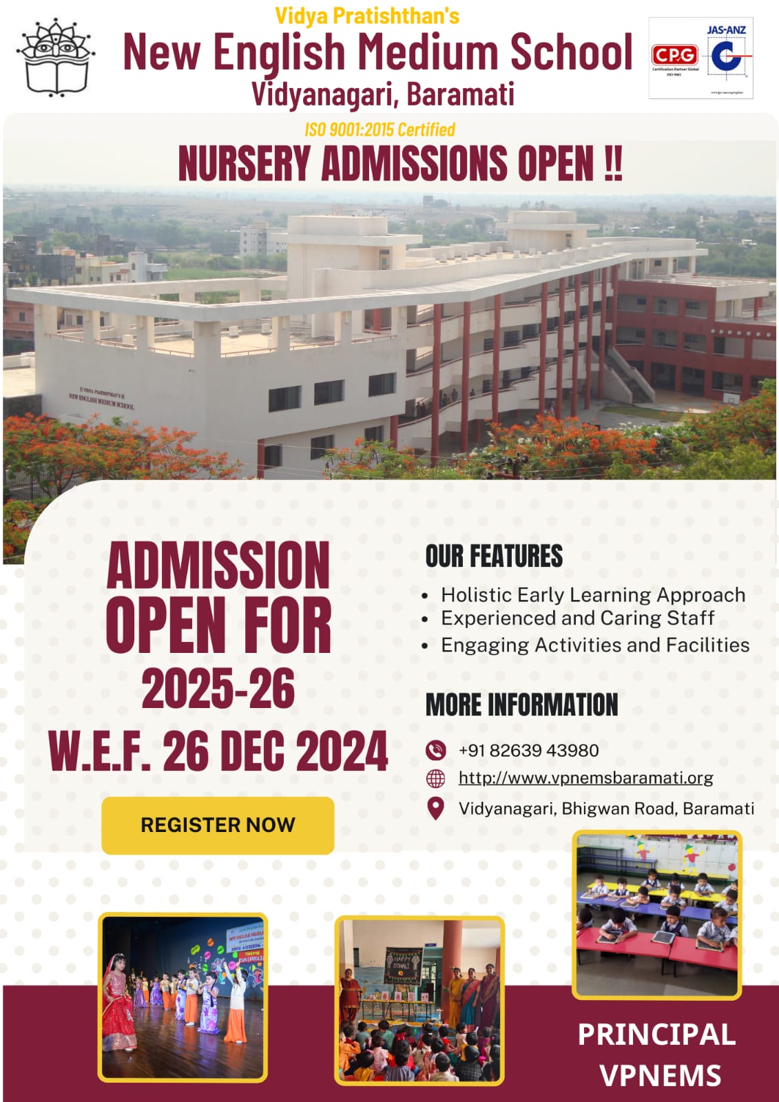 Nursery admissions